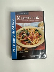 MasterCook Deluxe 6.0 (Windows PC, 2001) Cooking Recipe Manager & Teacher - New - Picture 1 of 6