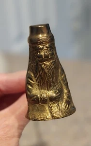 ANTIKER chinesischer SHOU LAO Kerzenleuchter Messing langleben Gottheit Buddha - Bild 1 von 9