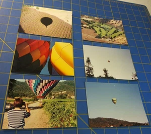 Lot of 18 photos. Hot Air Balloon Trip. Pictures. Napa,CA - Picture 1 of 5