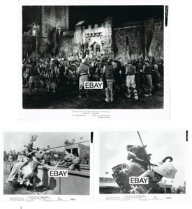 LOTE DE 2 FOTOS ORIGINALES Y REPRO PELÍCULAS PRÍNCIPE VALIANT 1954 (3) VIKINGOS R WAGNER - Imagen 1 de 1