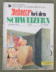 Asterix fumetto album 16, Asterix presso gli svizzeri, Ehapa, 1973, Z 3, primo - Foto 1 di 8