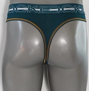 NEW MEN'S JOCKEY GREEN MICROFIBER THONG SIZE MEDIUM - Picture 1 of 4
