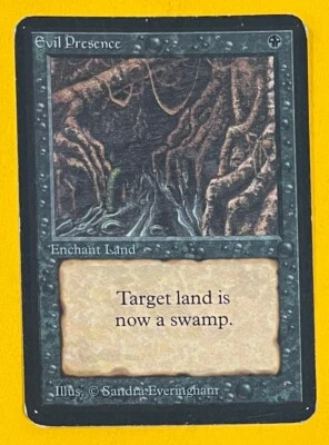 MTG EVIL PRESENCE Alpha (OldManMTG 008-263) - Image 1 of 3