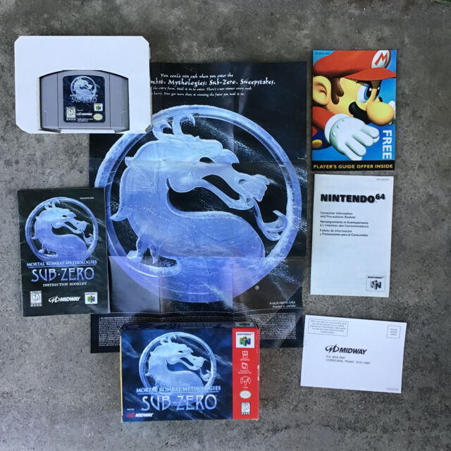 Mortal Kombat Mythologies Sub Zero Nintendo 64  N64 Cartridge Games -  Sub-zero 64 - Aliexpress