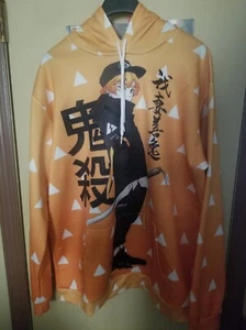 SUDADERA CON CAPUCHA ANIME AMARILLA GRANDE - Imagen 1 de 2