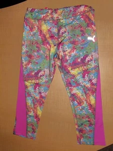 Puma Capri Workout Pants Girls L Or Jr's S NWT - Picture 1 of 5