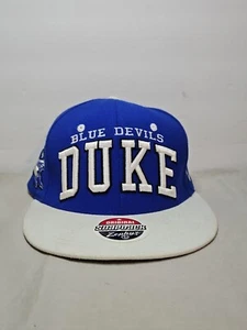 Vintage Duke Blue Devils Ncaa Zephyr Wool Flat Bill Snapback Hat/Cap With Patch - Picture 1 of 9