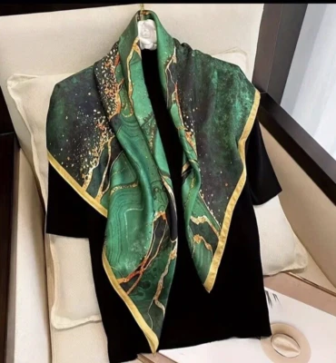 MARKENLOS Damen Schal Elegantes Chiffons​chal Tuch für stilvolle Abende