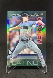 2020 Topps Bowman Platinum Zac Gallen Rookie Teal Foil /299 #88 - Bild 1 von 2