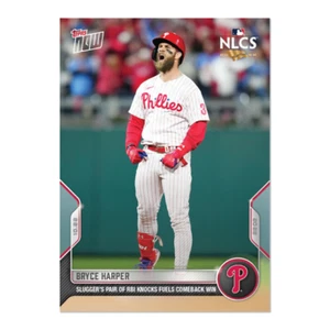 Bryce Harper 2022 MLB Topps Now 1118 Phillies NLCS MVP -In Hand - Picture 1 of 2