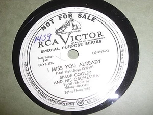 SPADE COOLEY RCA VICTOR WLP PROMO 78 RPM RECORD 20-3696 GOLDEN GATE - Imagen 1 de 2