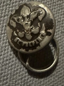 Pat de botón Steel Boy Scout. Pin Be Prepared 1911 - Imagen 1 de 5