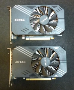 2x Zotac P106-090 3GB, mining GPU (similar to NVIDIA GTX 1060), no video output - Picture 1 of 6