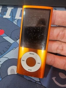 Apple iPod Nano 5th Gen with Camera 8GB Orange Model A1320 Dust under LCD - Picture 1 of 5