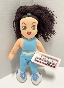 Vtg 1998 Spice Girls Sporty Spice Bean Bag Plush Doll 8” Beanie- With Tags! - Picture 1 of 8