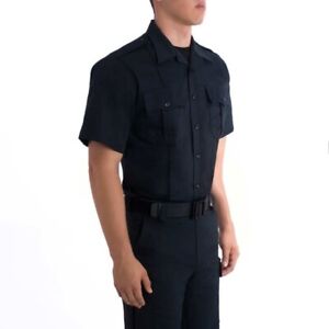 New: Blauer Short Sleeve Police Uniform Shirt / Dark Navy / 8713X
