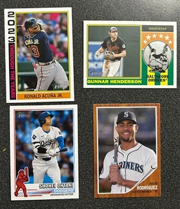 2025 Topps Heritage Inserts thru years player icon 25th anniv reimagine You Pick - Picture 1 of 1