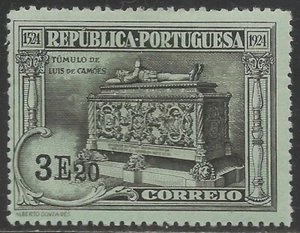 Portugal #342 (A71) FVF MINT LH - 1924 3.20e Tomb of Luis de Camoens, Poet - Picture 1 of 1