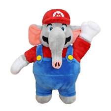 Elephant Mario Super Mario Bros Wonder Plush Toy Stuffed Animal Soft Figure 8"