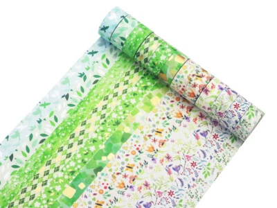 YUBX Gold Spring Washi Tape Set VSCO Silver Decorative Tape for Scrapbooking - image 1 of 4