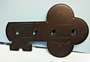 Tupperware Fiesta Gadget Llave Gancho Estante Colgador de Pared Marrón Nuevo - Imagen 1 de 3