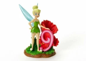 Disney Showcase | FIGURA 9 CAMPANA TINKER *NUEVO* 4017919 PASTEL DE CUMPLEAÑOS #9 NUEVE EE. UU. - Imagen 1 de 4