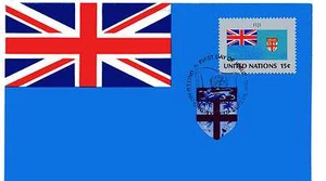 United Nations #327 15c Flag Series 1980, Fiji, Andrews FDC - Picture 1 of 1