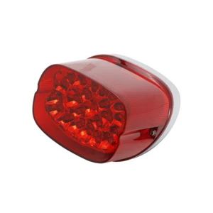 Red LED Taillight Brake Rear Tail Light Harley Softail Electra Dyna Sportster - Picture 1 of 6