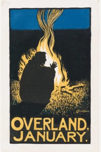 Overland, January by Maynard Dixon Vintage Western Giclee Art Print + Ships Free - Picture 1 of 3