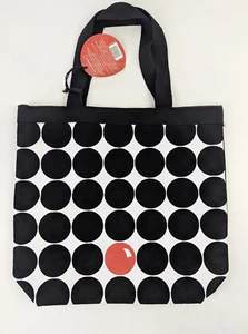 Lulu Guinness Tote Bag For Red Nose Day Polka Dot Black White Discontinued - Bild 1 von 6