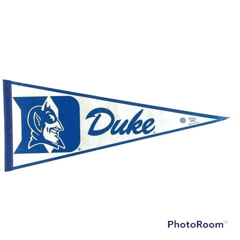 DUKE Blue Devils Officially Licensed NCAA College Pennant WinCraft Sports 29.5" Cover