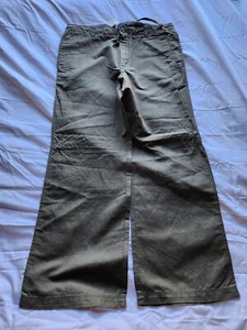 BANANA REPUBLIC HERITAGE CHINO PANTS RELAXED FIT OLIVE GREEN SIZE 36W 30IN NWT - Picture 1 of 11