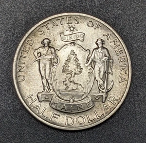 1920 Maine Centennial US Half Dollar Commemorative - Picture 1 of 4