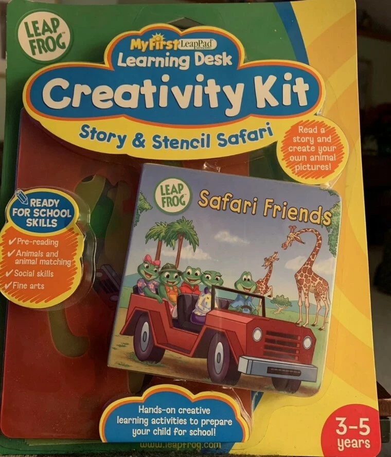 My First LeapPad Learning Desk Creativity Kit Story & Stencil Safari Brand new - Image 1 of 2