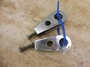 1970 Honda CL350 CB350 H954-4a' rear wheel adjusters set pair - Picture 1 of 1