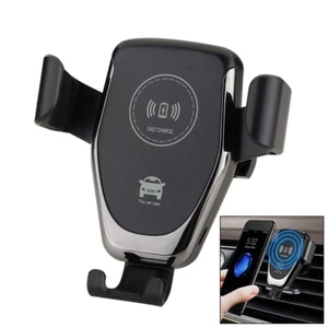 Qi Wireless Car Charger Dock Air Vent Mount Gravity Holder for Mobile Phone - Picture 1 of 10