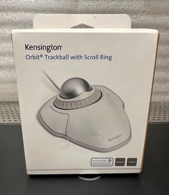NUEVO - Trackball Kensington Orbit con anillo de desplazamiento - Blanco Foto 1 de 4