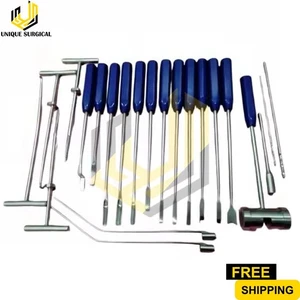 Cement Removal Instruments Set Mueller-Type Titanium Blue Set of 22 Pcs - Picture 1 of 3