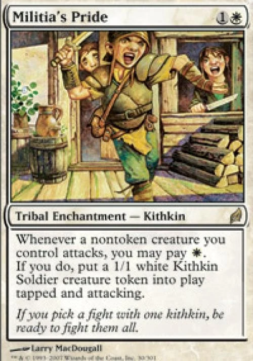 Militia's Pride - Medium Play MTG Lorwyn - Image 1 of 1