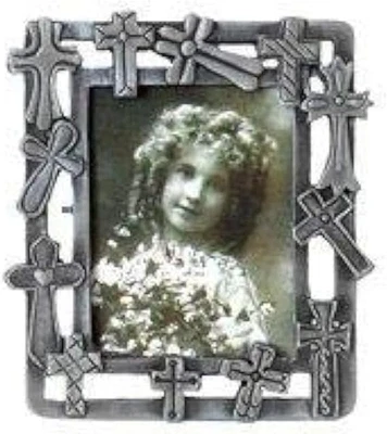 Marco de fotos cruzado, 1,5" x 2" Foto 1 de 4