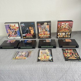 Neo Geo AES SNK Games Lot! All Working. 100% Authentic CIB US Seller