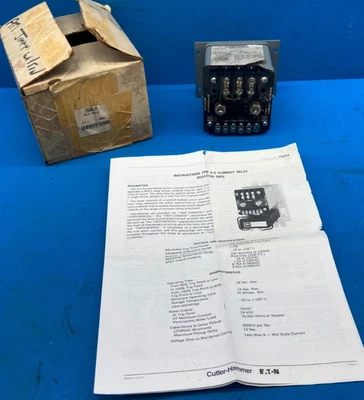 Cutler Hammer D60LA Current Sensitive Relay Adjustable Module - Image 1 of 4