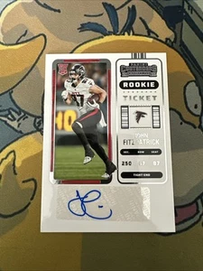 2022 Panini Contenders - John Fitzpatrick #249 Atlanta Falcons - ROOKIE AUTO - Picture 1 of 2