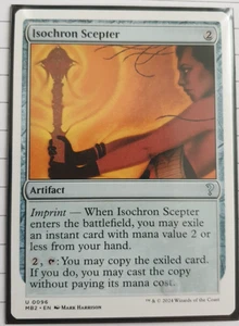 MTG White Border - Isochron Scepter - Mystery Booster 2 [Good Condition] - Picture 1 of 1