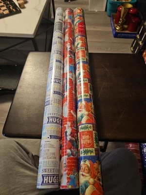 3 Rolls Of Christmas Paper - Image 1 of 4
