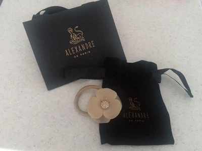 Cinta para el pelo Alexandre De Paris Pony camelia Foto 1 de 4