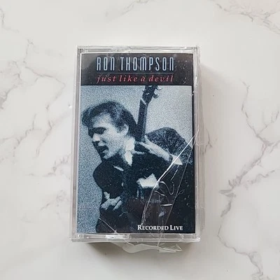 Ron Thompson Just Like A Devil Recorded LIVE, NEW Sealed Cassette Tape 1990  - Image 1 of 3