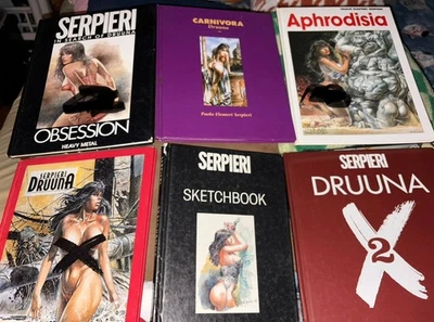 Serpieri Collection - Druuna- Set Of 6 Hardcover Books- Heavy Metal LN - Image 1 of 4