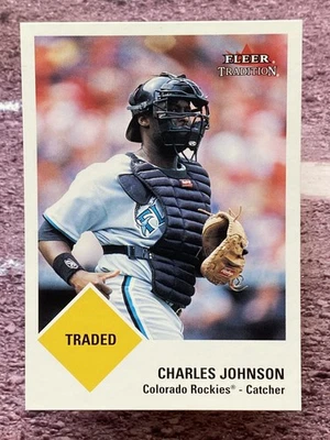 Fleer Tradition 2003 Charles Johnson #374 Colorado Rockies Foto 1 de 2