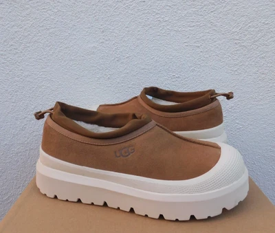 ZAPATOS IMPERMEABLES HÍBRIDOS PARA CLIMA UGG CASTAÑO TASMAN, HOMBRES US 10/ EUR 43 ~ NUEVOS Foto 1 de 4